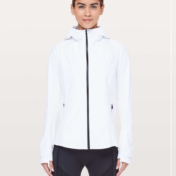 lululemon athletica Jackets & Blazers - Sold- Lululemon Cross Chill jacket in white (1st release)